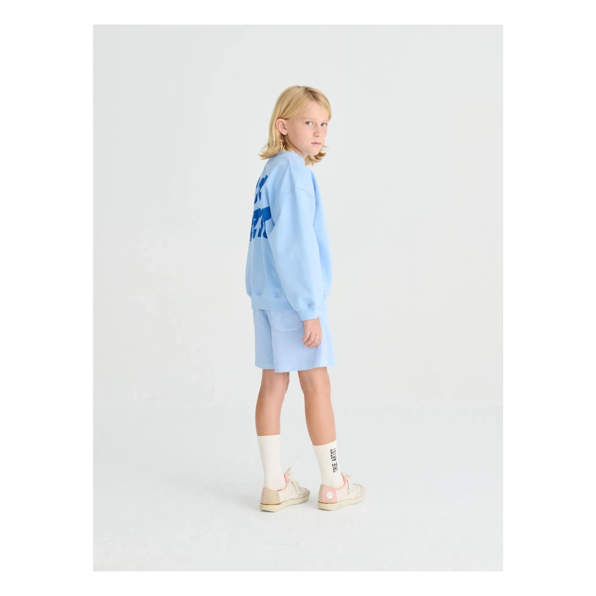 True Artist - Sweatshirt No.11 Bird Organic Cotton | Light Blue