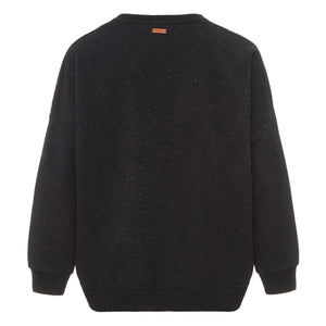 Sessùn - Chebbi Benekli Pamuklu Sweatshirt | Siyah