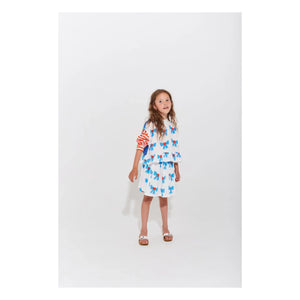 Wynken - Organic Cotton Knotted Dress | Ecru