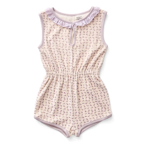 Soor Ploom - Combishort Club Fleurie Organik Pamuk | Kırık beyaz
