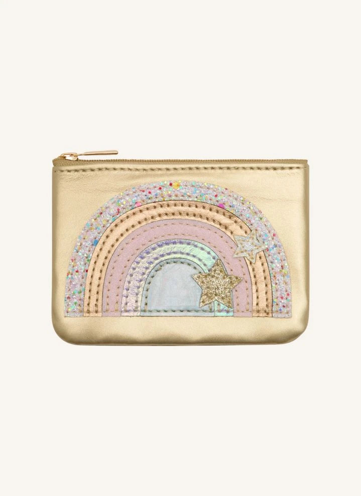 Mimi & Lula - Dreamwish Rainbow clutch çanta | Altın
