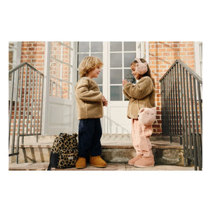 Liewood - Alban Stiefel aus recyceltem Sherpa-Fleece | Karamell
