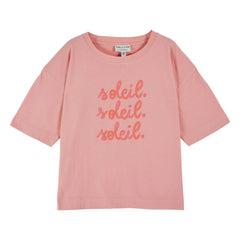 Emile et Ida - Soleil organik pamuklu T-shirt | Pembe