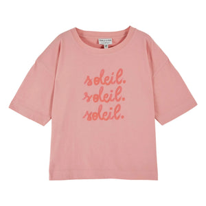 Emile et Ida - Soleil organik pamuklu T-shirt | Pembe