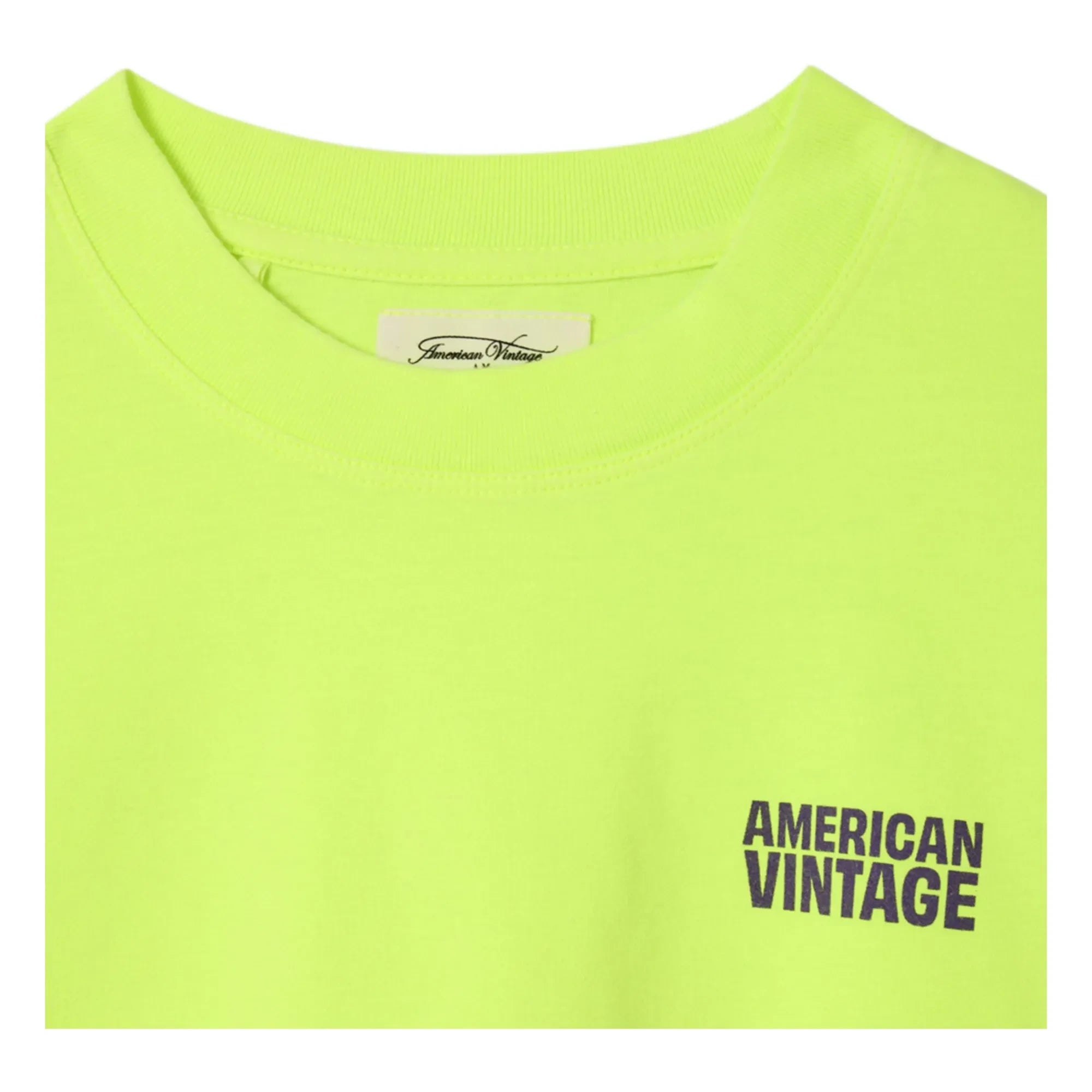 American Vintage - T-Shirt Gixy | Fluoreszierendes Gelb
