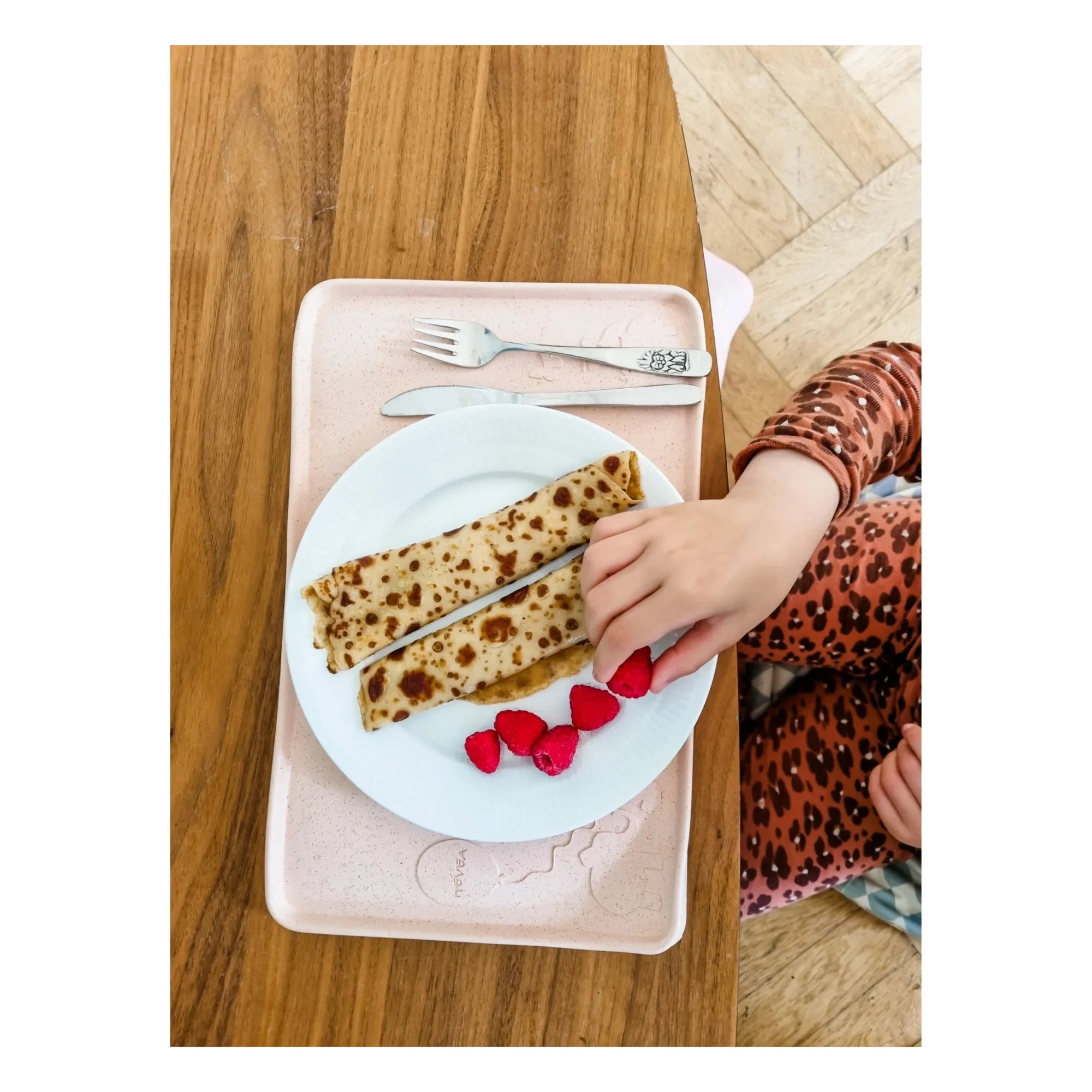 Hevea - Natural Rubber American Tray | Peach