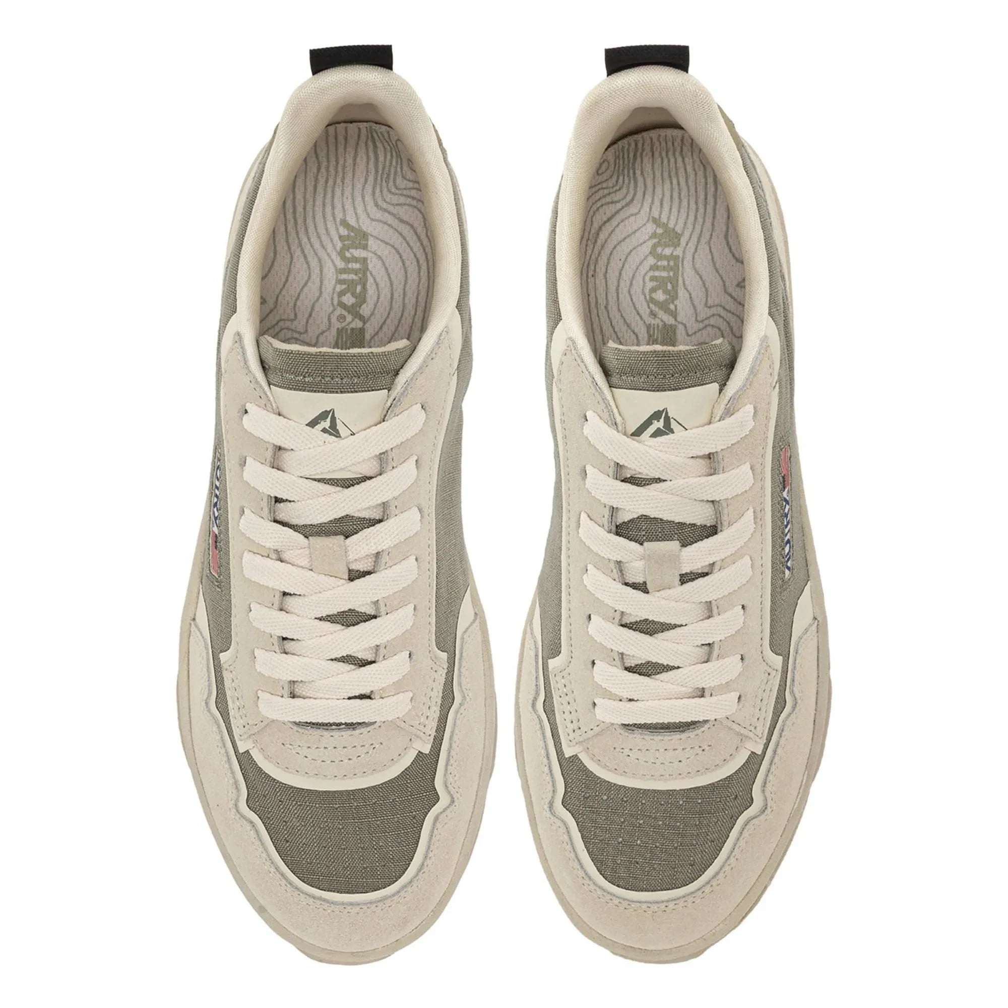 Autry - Wildplace Low Cordura und Wildleder Sneakers | Hellkhaki