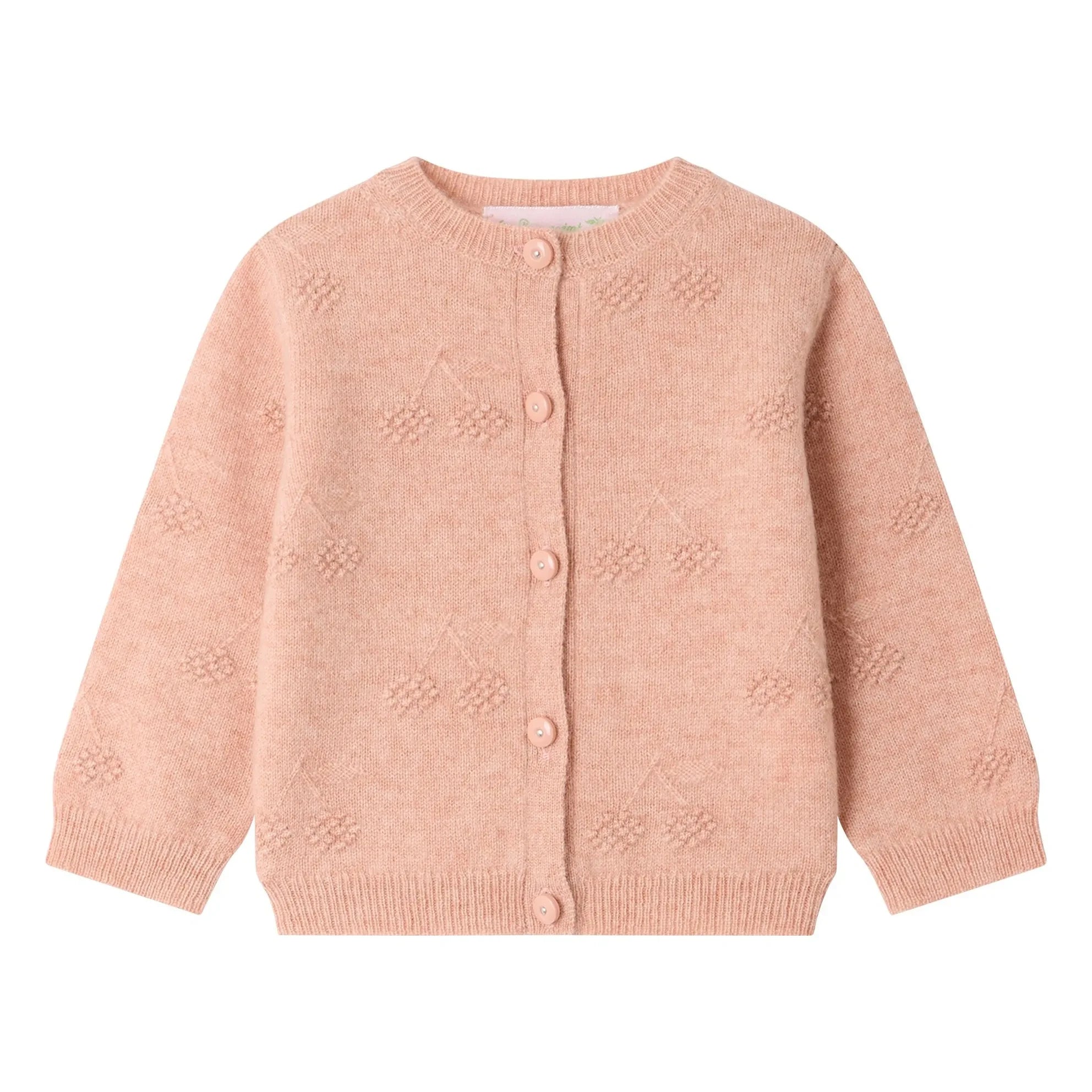Bonpoint - Tibile Cashmere Cardigan | Pink