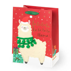 Legami - Llama Weihnachten Geschenktasche - Mittel