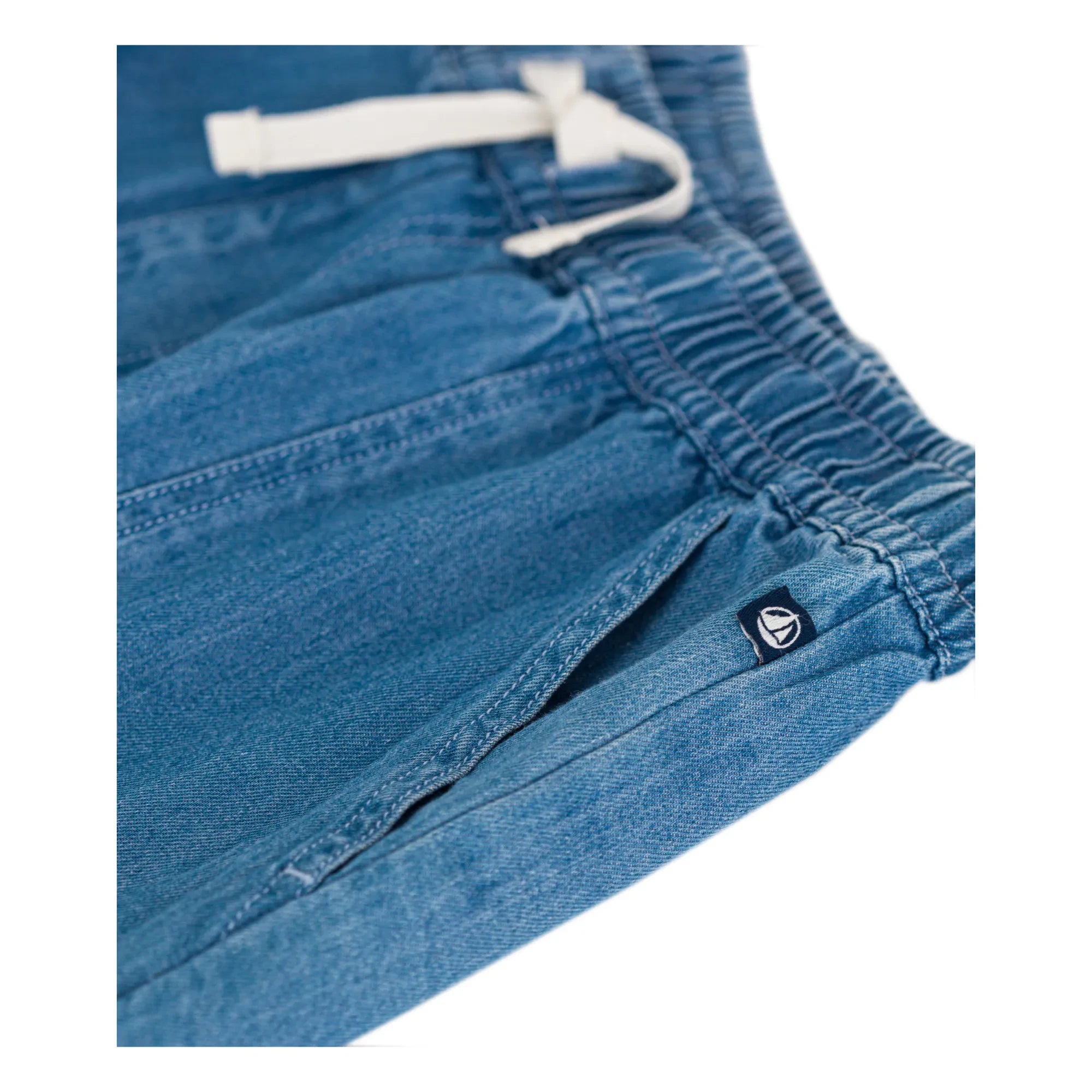 Petit Bateau - Melvin Denim Bermuda Şort | Kot mavisi