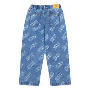 Jelly Mallow - Kindness Denim Pantolon | Mavi