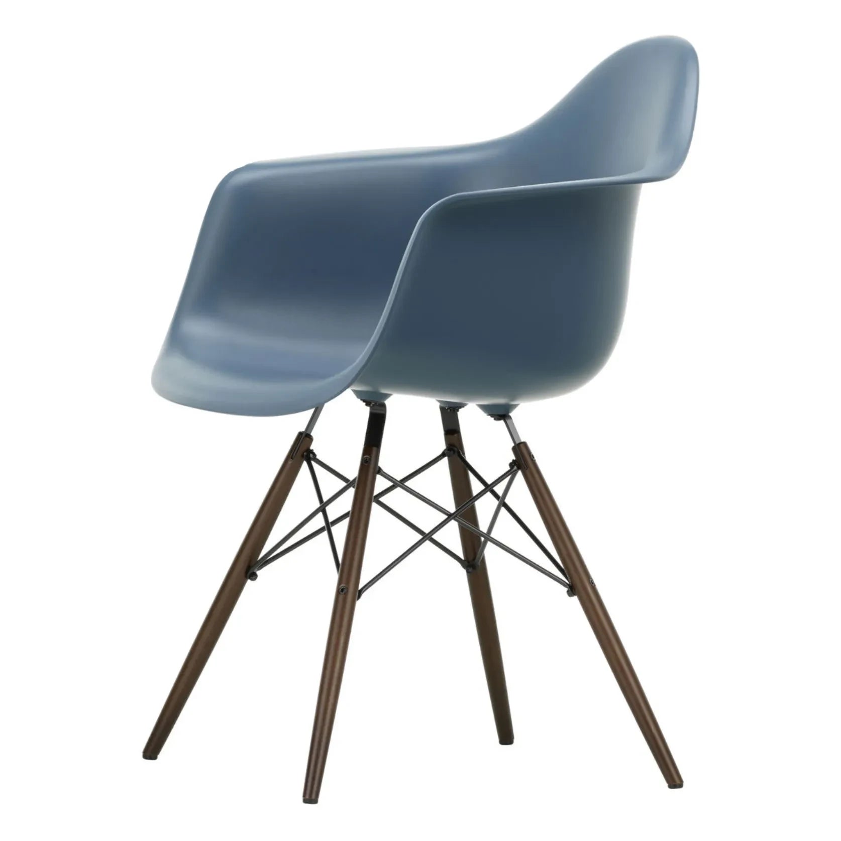 Vitra - DAW Stuhl - Ahornuntergestell - Charles &amp; Ray Eames | Marineblau