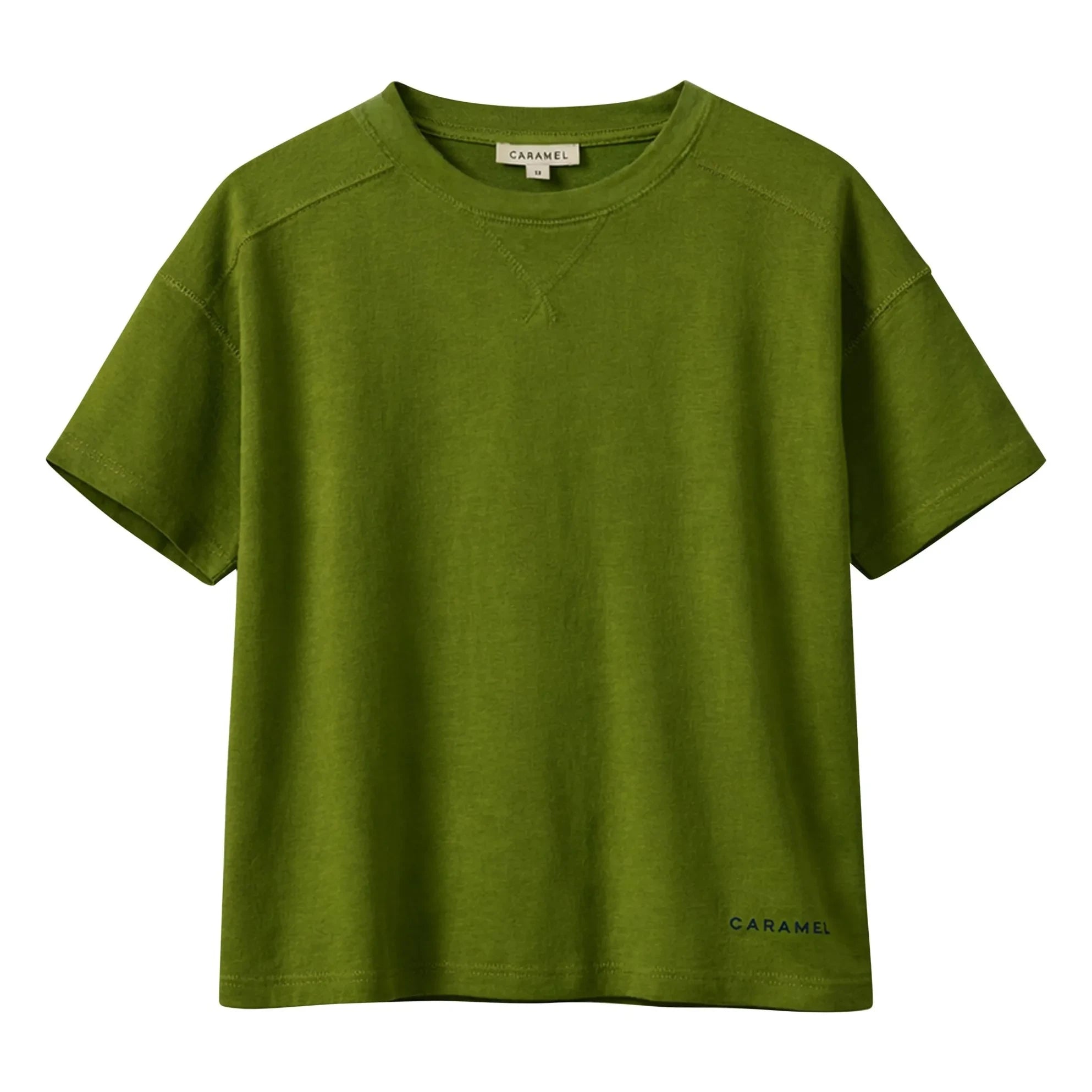 Caramel - Kezar Tencel Tişört | Yeşil