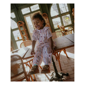 Fliink - Flower Dove Pantolon | Pembe