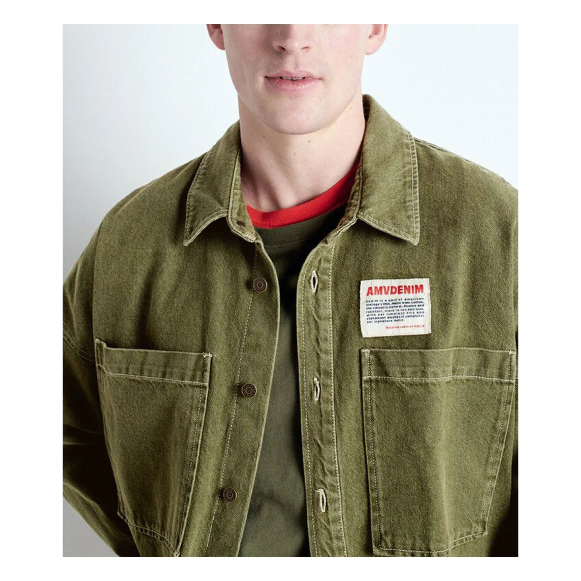 American Vintage - Uzatown gömlek | Haki