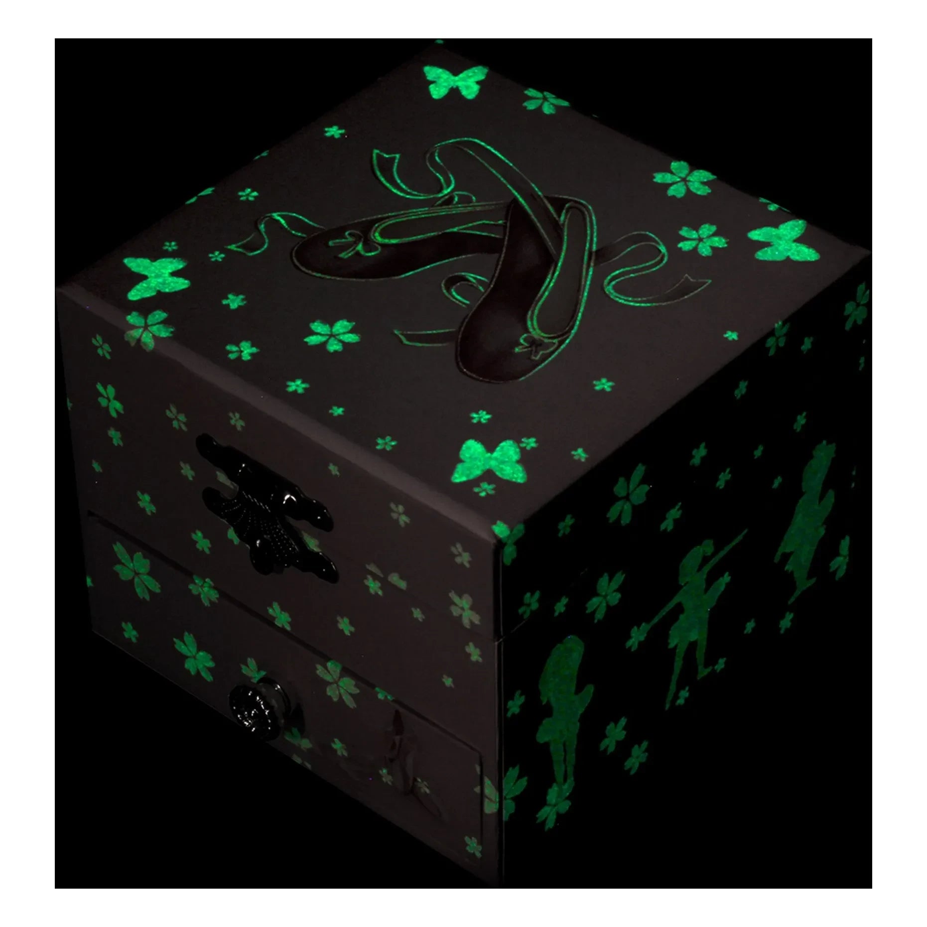 Trousselier - Glow-in-the-Dark Ballet Dancer Music Box | Pink