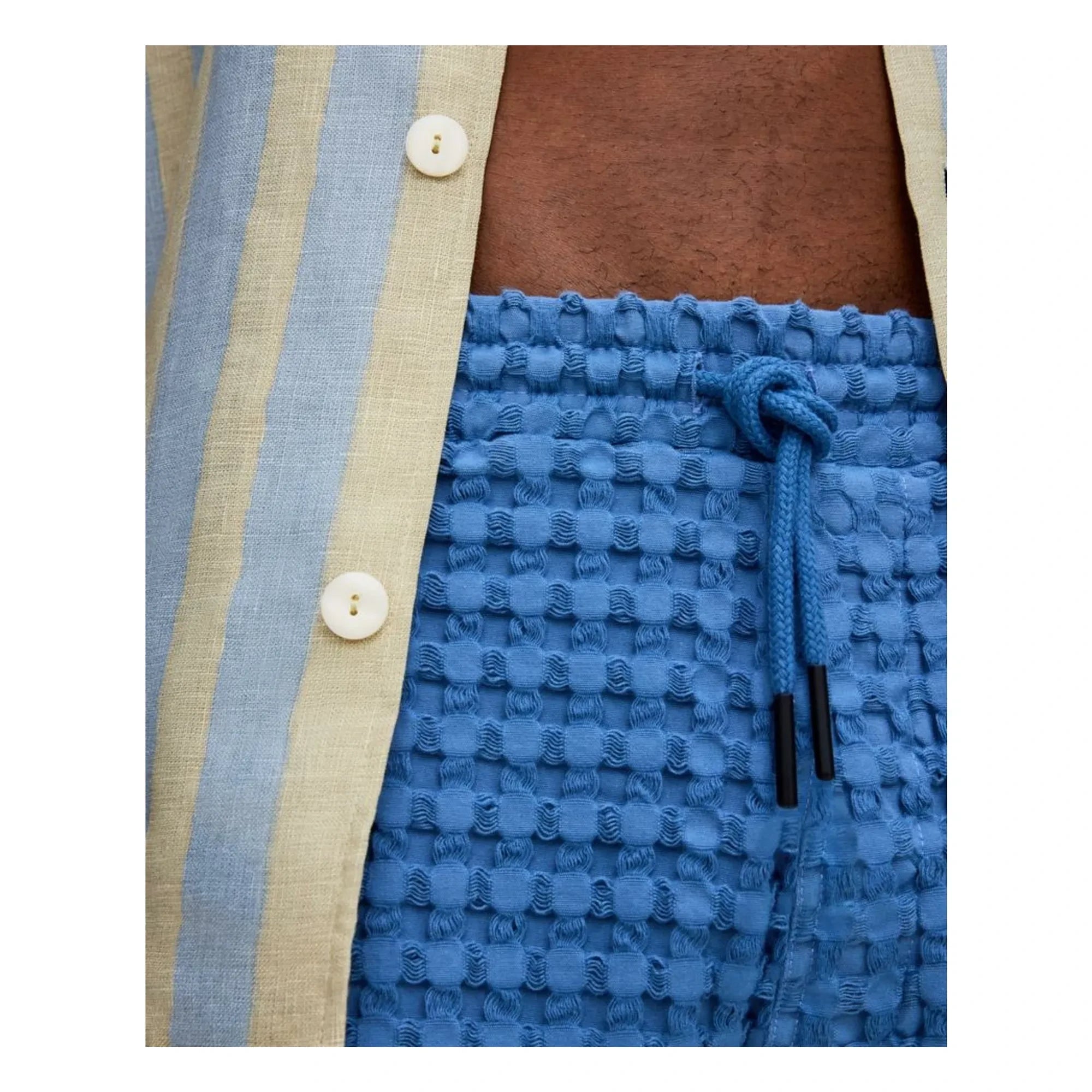OAS - Short Coronet Porto Waffle | Mavi