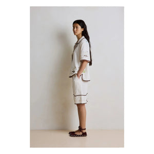 Hod - Barny Cotton Bermuda shorts | Cream
