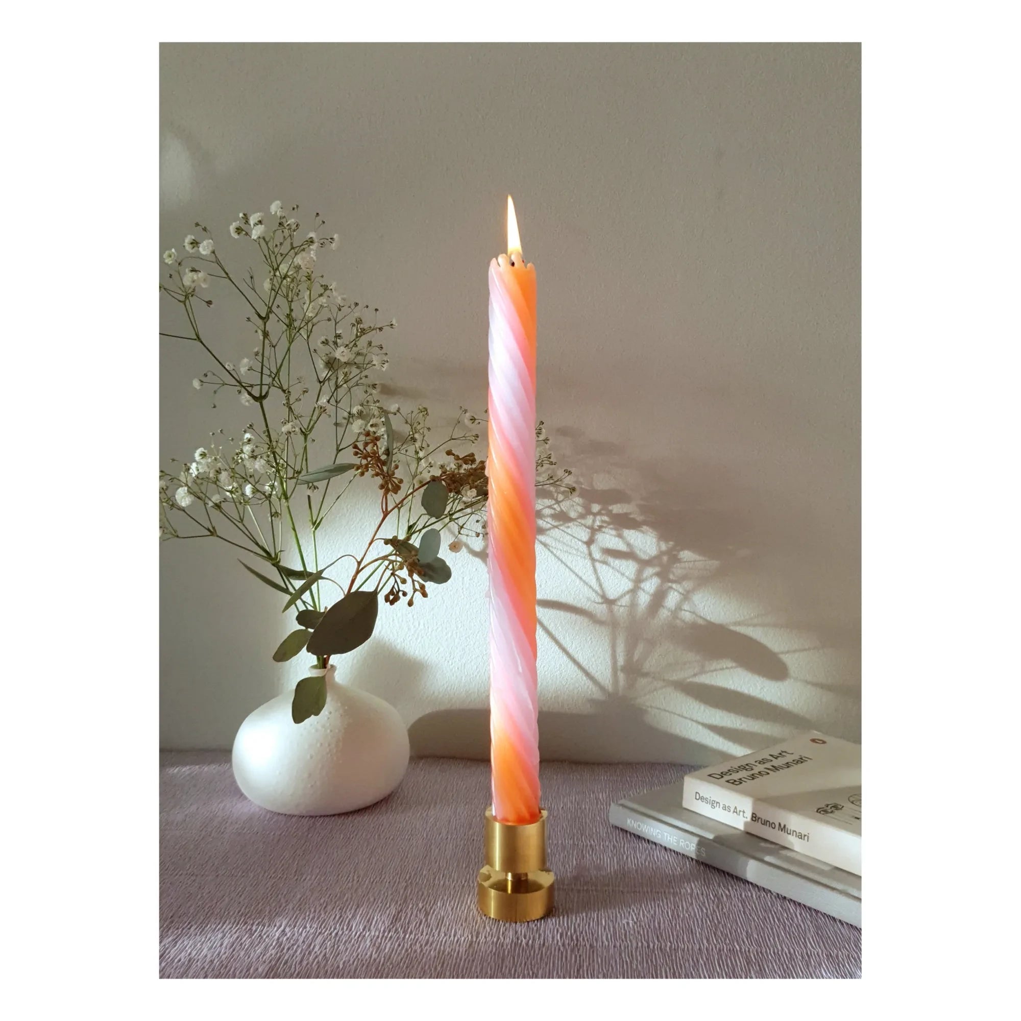 Lex Pott - Rope Candles - Set of 4 | Orange