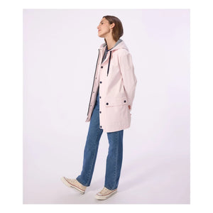 Petit Bateau - Regenmantel aus recycelter Faser | Hellrosa