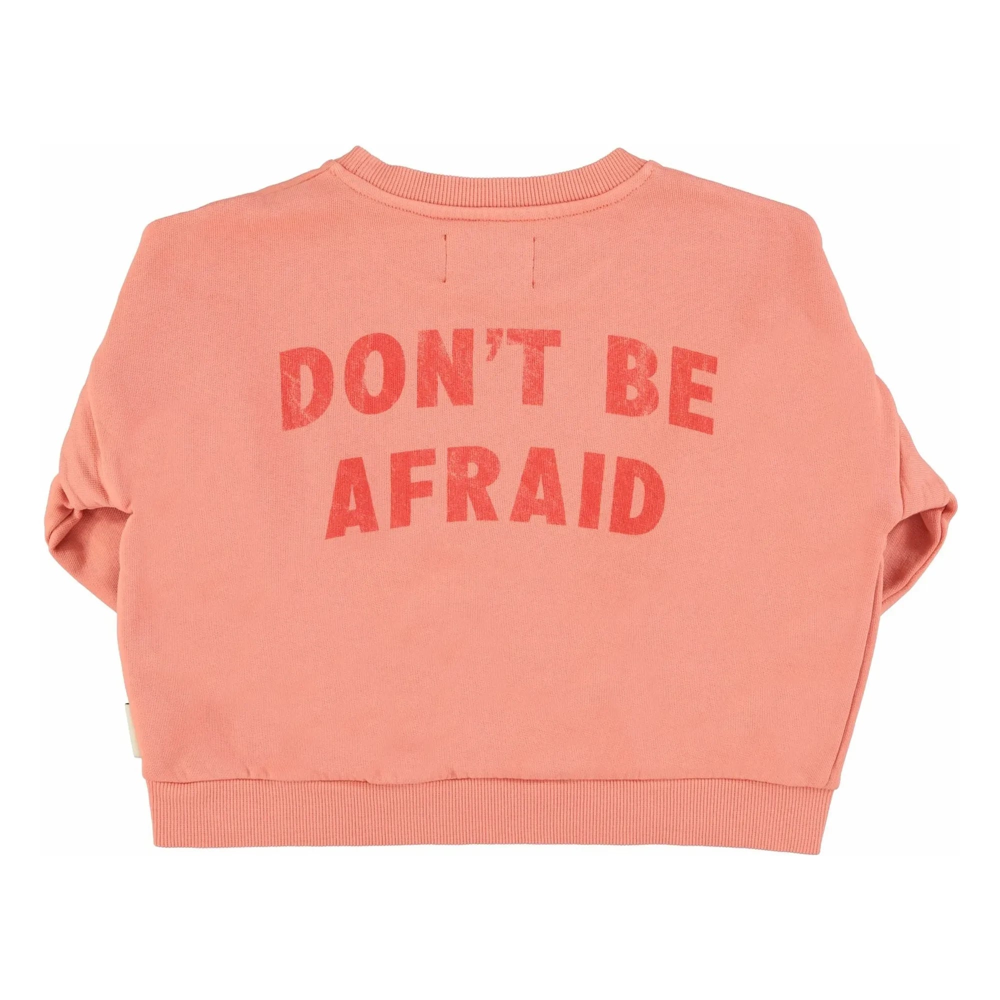 Piupiuchick - Hey Jude Organic Cotton Ruffled Sweatshirt | Coral