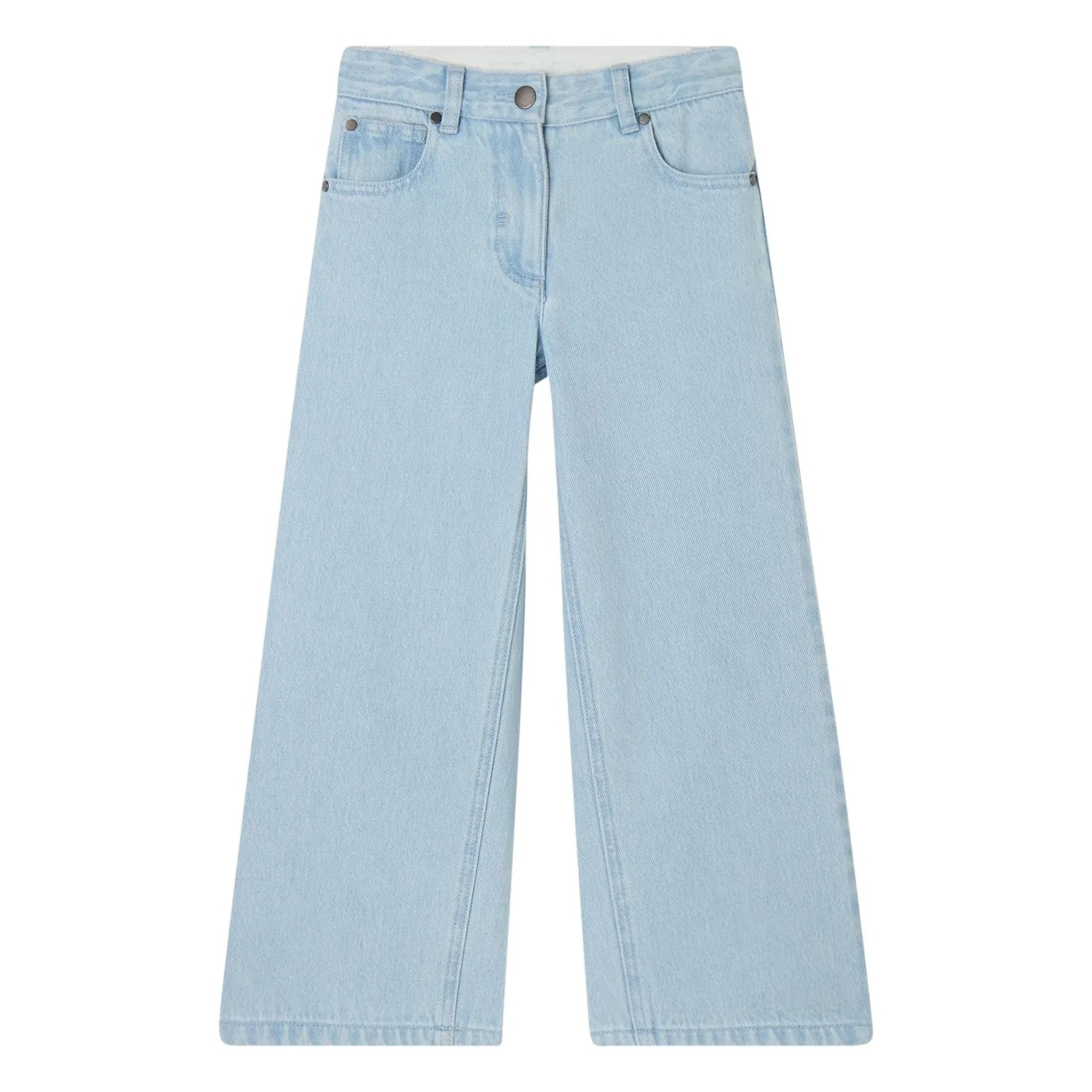 Stella McCartney Kids - Organik Pamuk Flare Jean | Açık Mavi