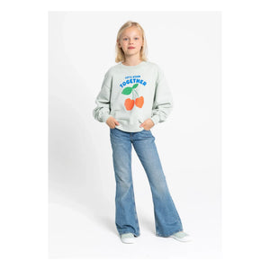 Hundred Pieces - Alba Bio-Baumwoll-Sweatshirt | Celadon