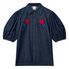 Wynken - Annka Denim Elbise | Denim mavi