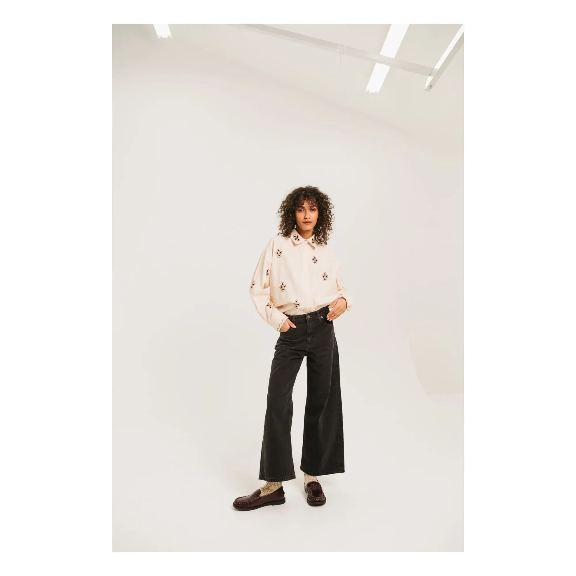 Sacrécoeur - Elie Broderies Gömlek | Ekru