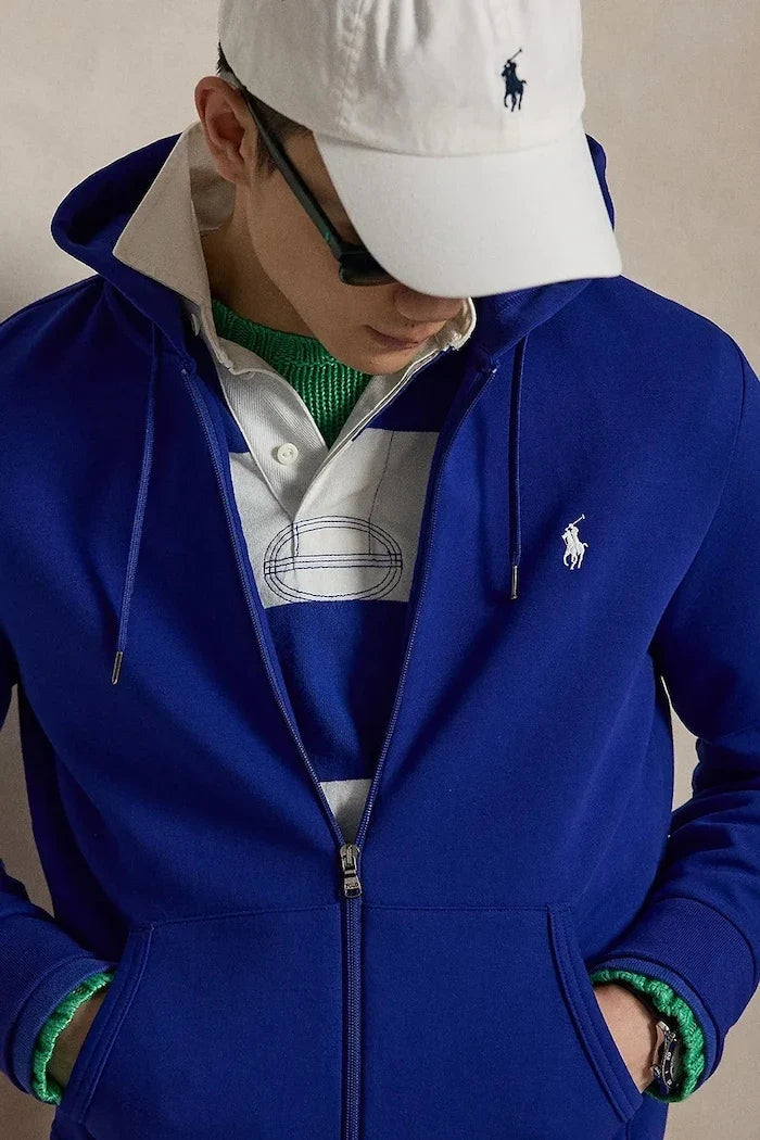 Polo Ralph Lauren fermuarlı kapüşonlu sweatshirt