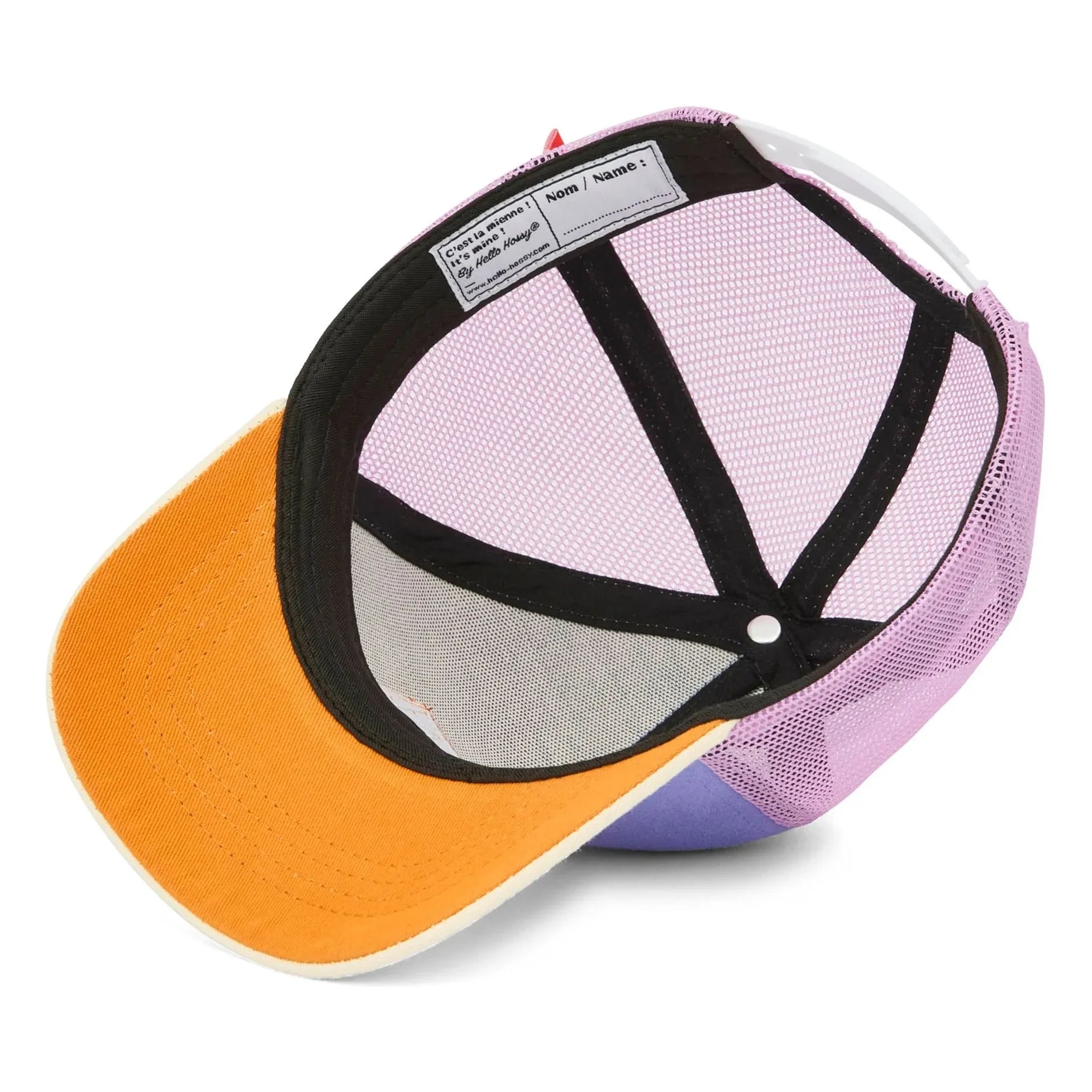 Hello Hossy - Trucker Mini Bio-Baumwoll-Mütze mit gebogenem Schirm | Violett