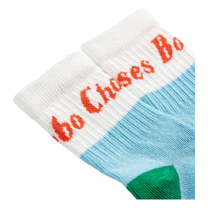 Bobo Choses - Bobo Choses Organik Pamuklu Çorap | Mavi