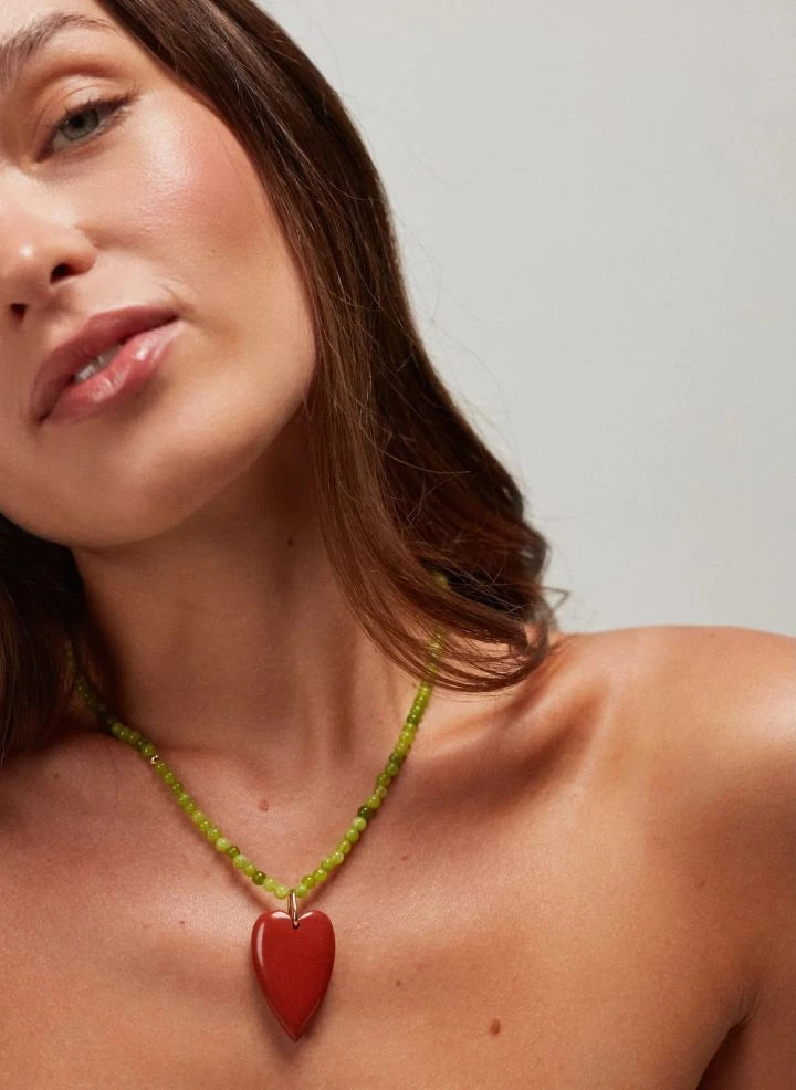 Anni Lu - Grasshopper Necklace | Green