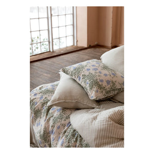 garbo&friends – Bettbezug aus Bio-Baumwolle Plumbago | Blau
