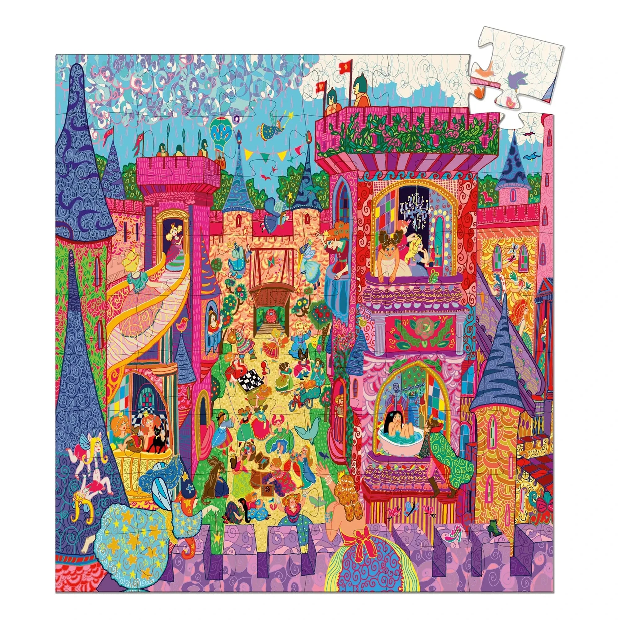 Djeco - Peri Castle Puzzle - 54 Pieces