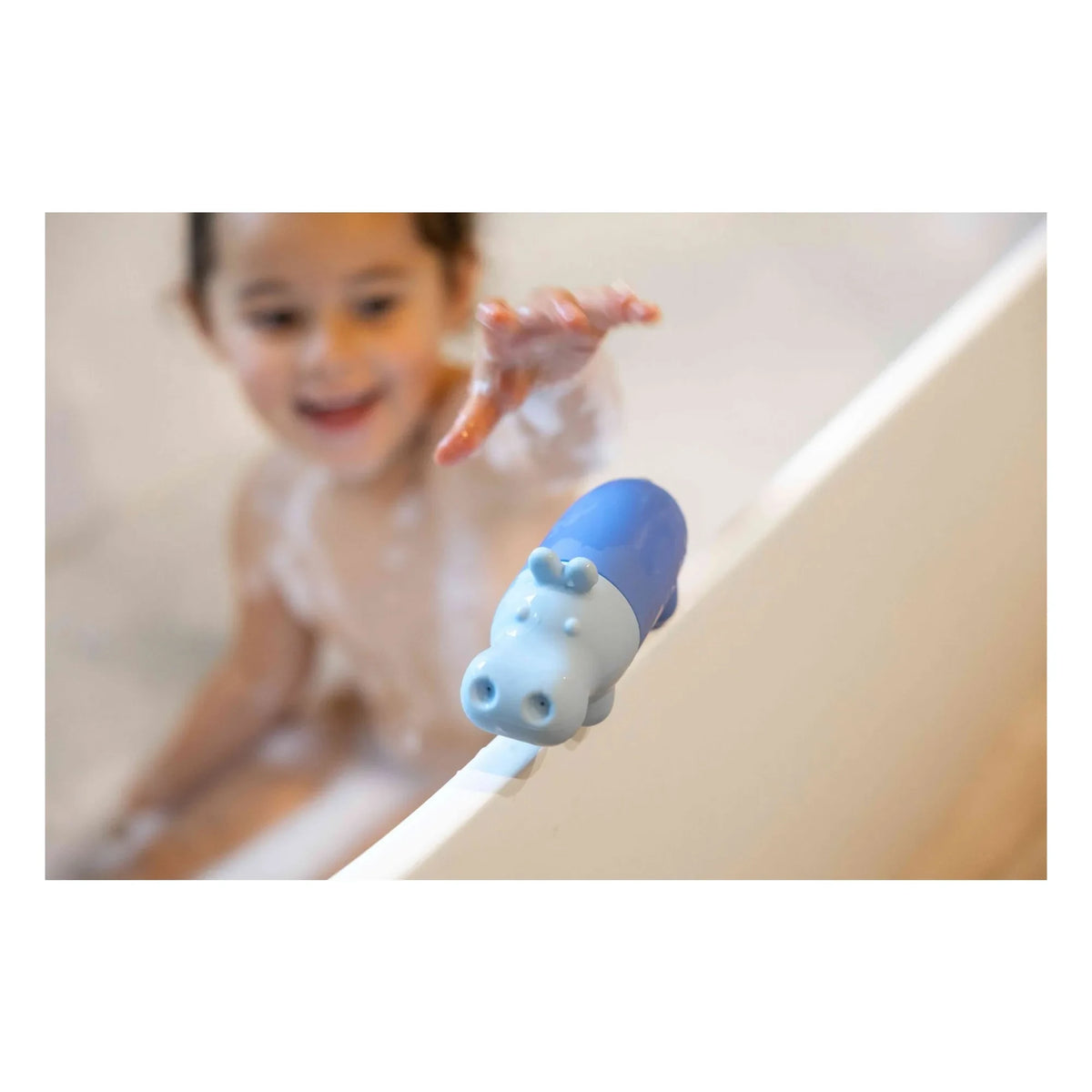 Quut - Squeezi Hippo banyo oyuncağı | Mavi