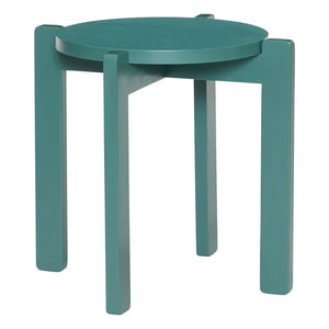 Hübsch - Always Hocker | Petrolblau