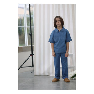 Lililotte - Carl Tencel Bio-Baumwollhemd | Denimblau