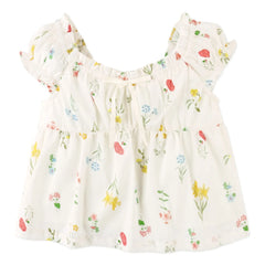 Gingersnaps - Top Volants Jennie | Weiß
