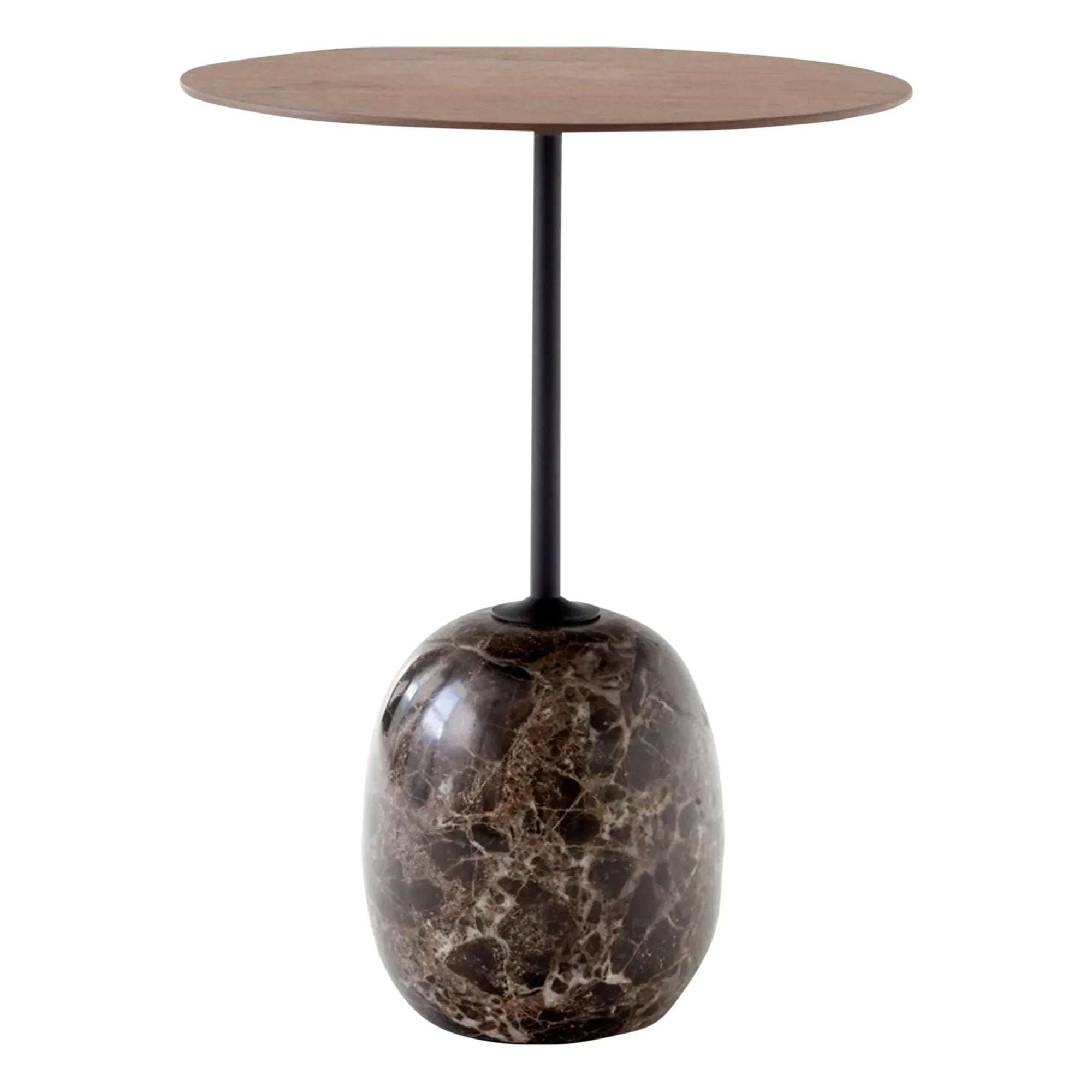 & Tradition - Lato LN8 Beistelltisch, Nussbaum Platte