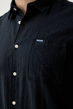 Barbour Kingswood pamuk ve elastan erkek gömleği