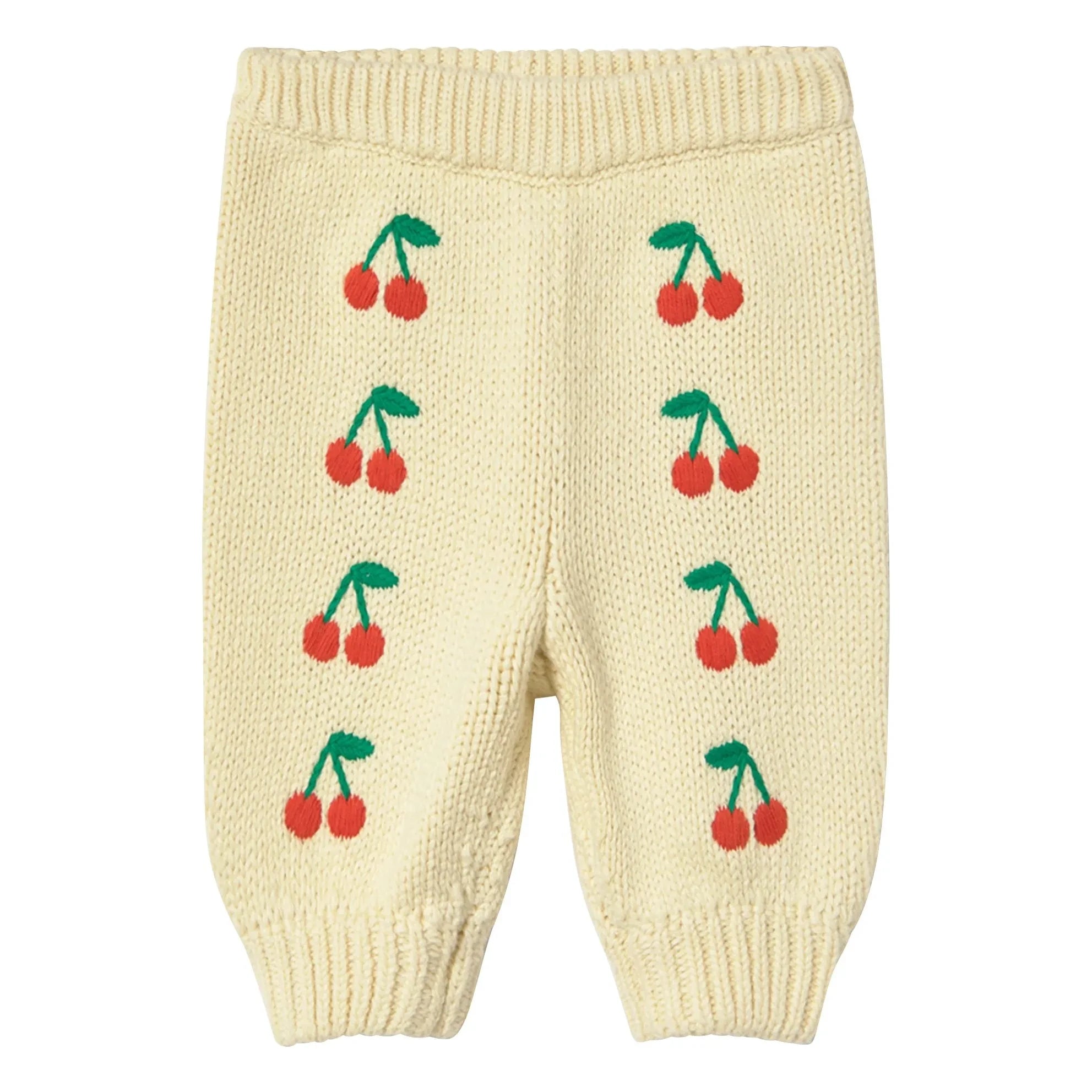 Tinycottons - Cerises Örgü Pantolon | Sarı