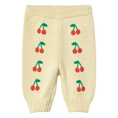 Tinycottons - Cerises Örgü Pantolon | Sarı