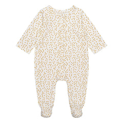 Rose in April - Amalia Jersey Mini Kalp Patikli Pijama | Hardal