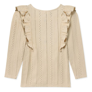 Fliink - Gabby Pullover aus Bio-Baumwolle | Ecru