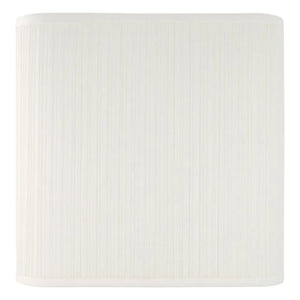 The Socialite Family - Brera Pleated Cotton Square Wall Lamp | White