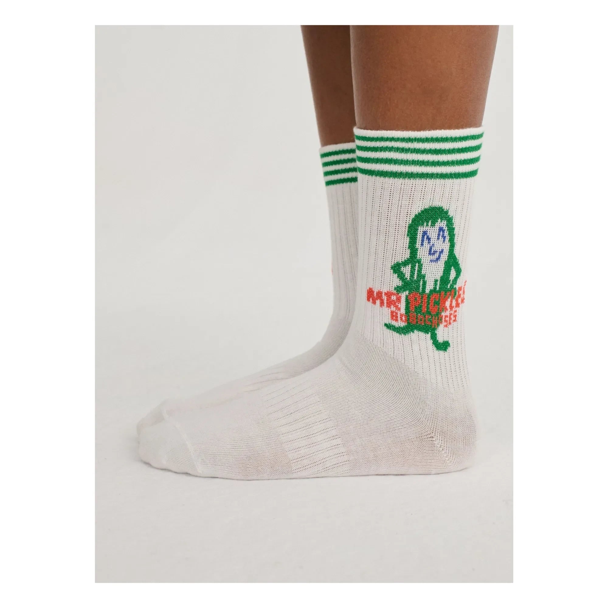 Bobo Choses - Mr Pickles Bio-Baumwollsocken | Weiß