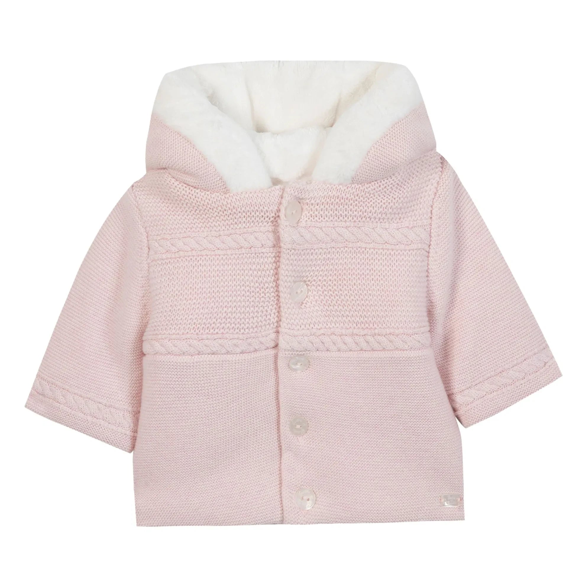 Tartine et Chocolat - Fourré Cardigan | Pale Pink