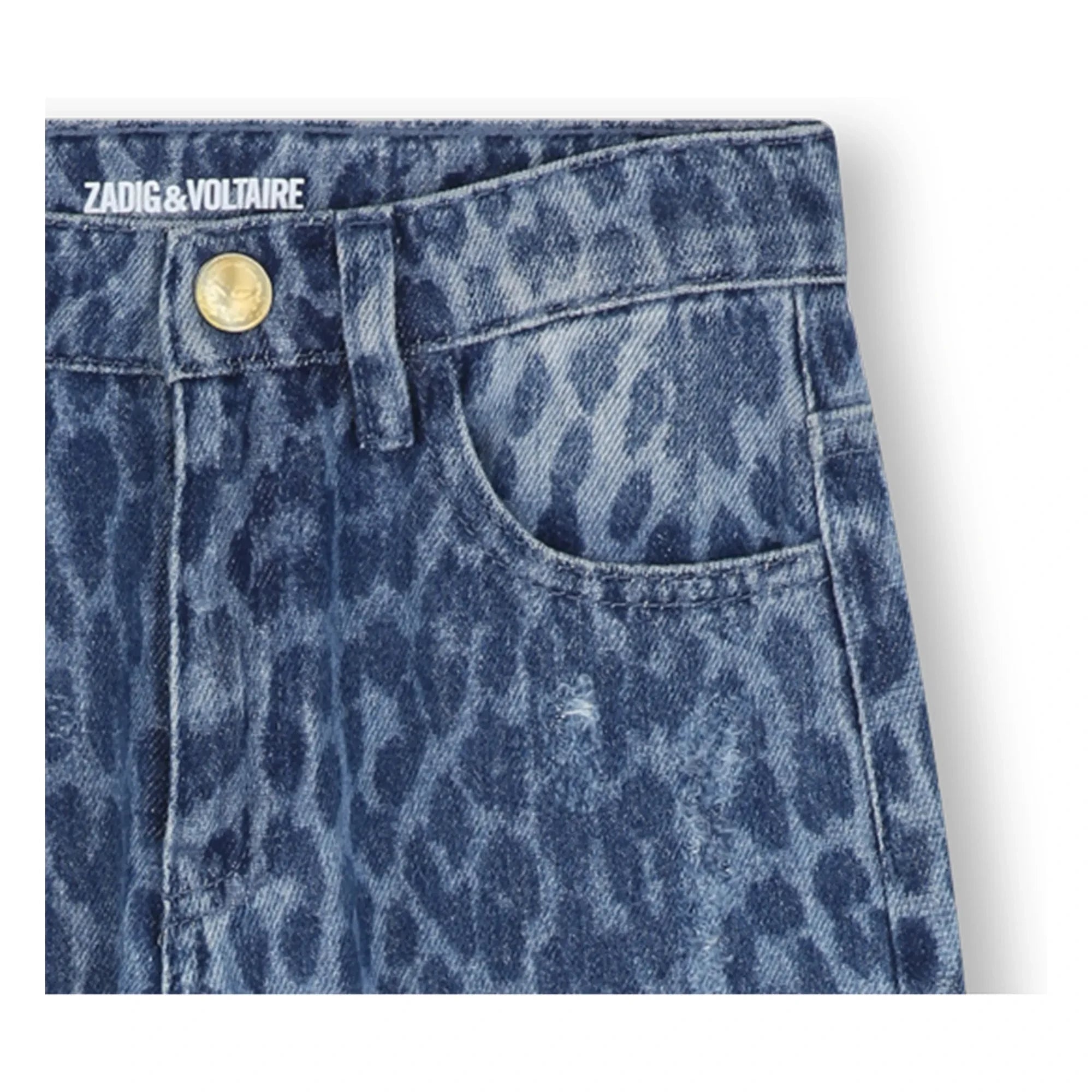 Zadig & Voltaire - Leopar Desenli Jean | Denim