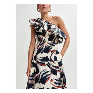 Essentiel Antwerp - Jillian Asymmetrisches Oberteil | Dunkelrot